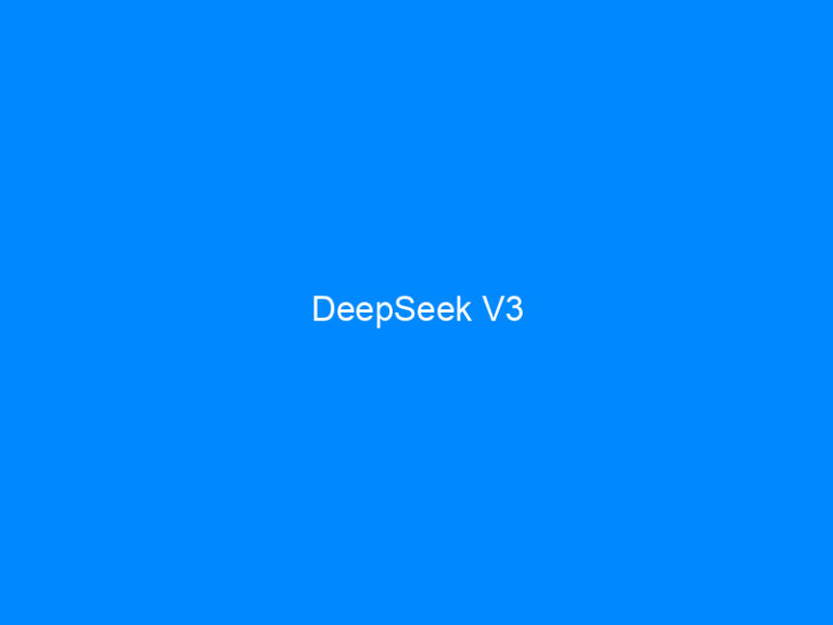 DeepSeek V3