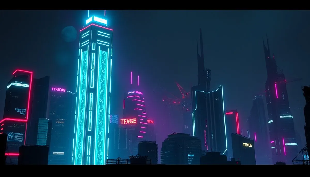 Conclusión sobre optimización de costes comparando plataformas OpenAI y Claude en paisaje urbano futurista Resumen optimización costes IA mostrando OpenAI y Claude como torres tech